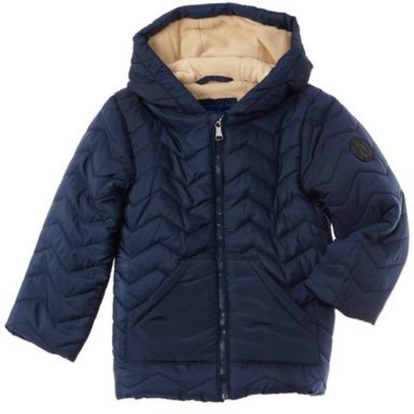 NEW Perry Ellis Quilted Puffer Boy's 2T / Navy